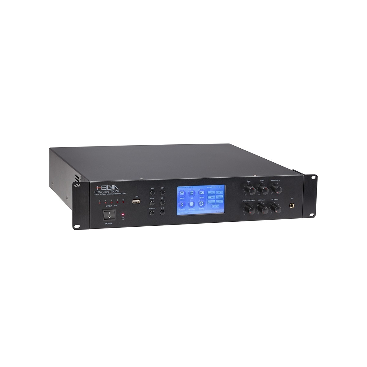 Helvia HTMA-2506 6-Zones 250 Watt RMS Matrix Amplifier