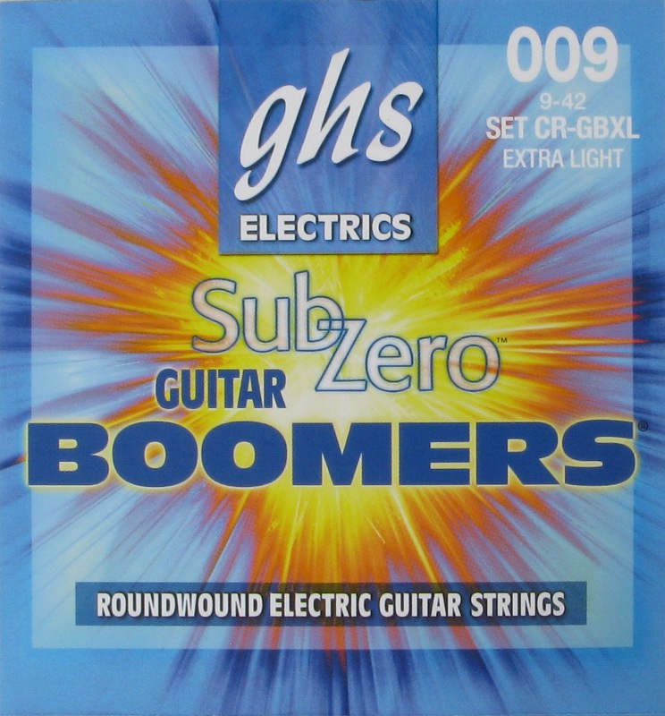 GHS CR-GBXL SubZero Boomers 009-042 Electric Guitar 6-String Set