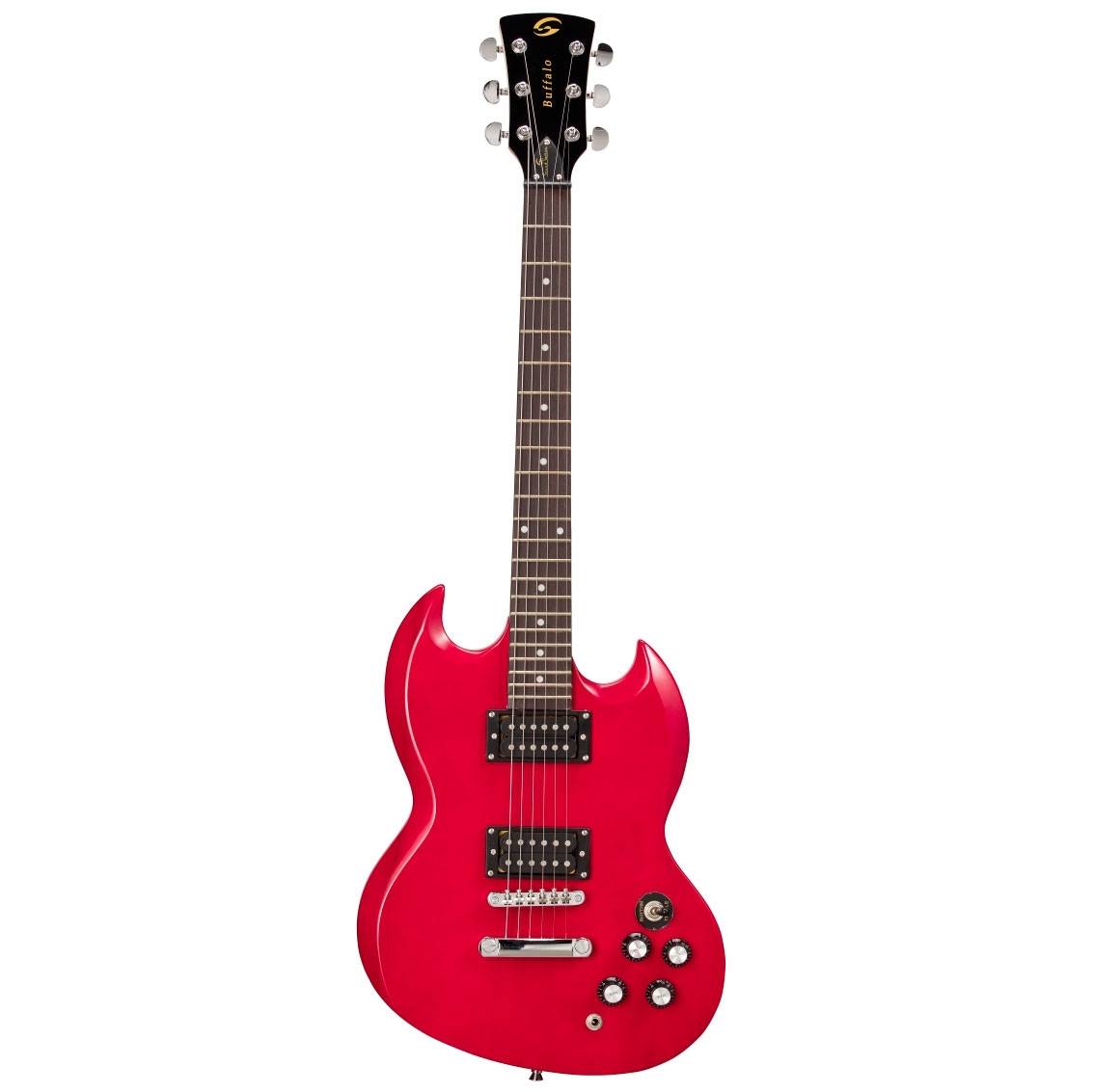 SOUNDSATION Buffalo ST Wine Red Electric Guitar