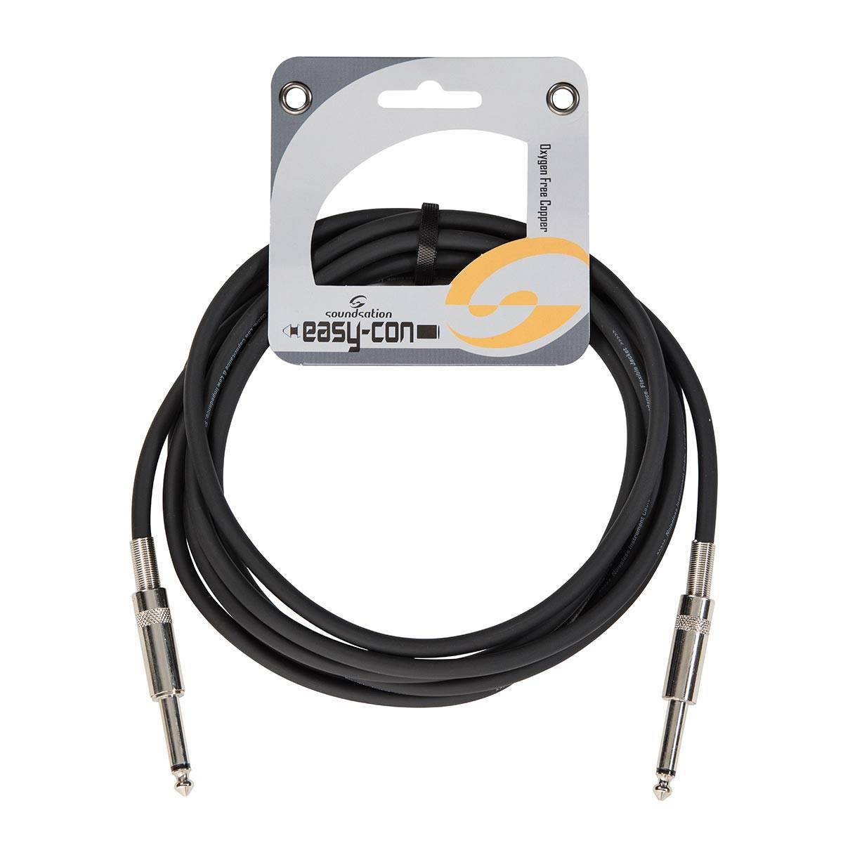 SOUNDSATION Easy-Con JACK Male Mono - JACK Male Mono 9.00m Instrument Cable