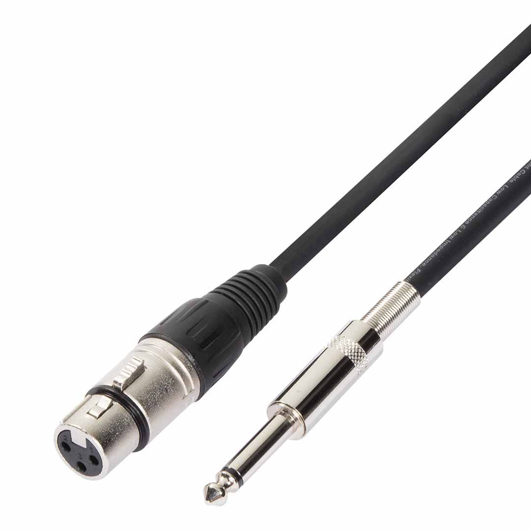 SOUNDSATION EMCXJ-10BK Jack Male Stereo - XLR Female 10.00m Microphone Cable
