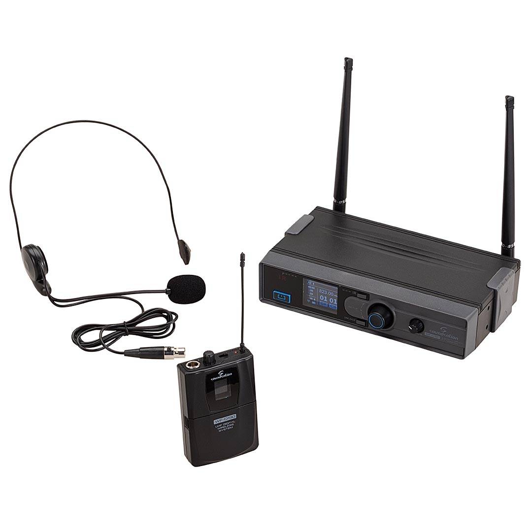 SOUNDSATION WF-D190P UHF Headset Wireless Microphone Set