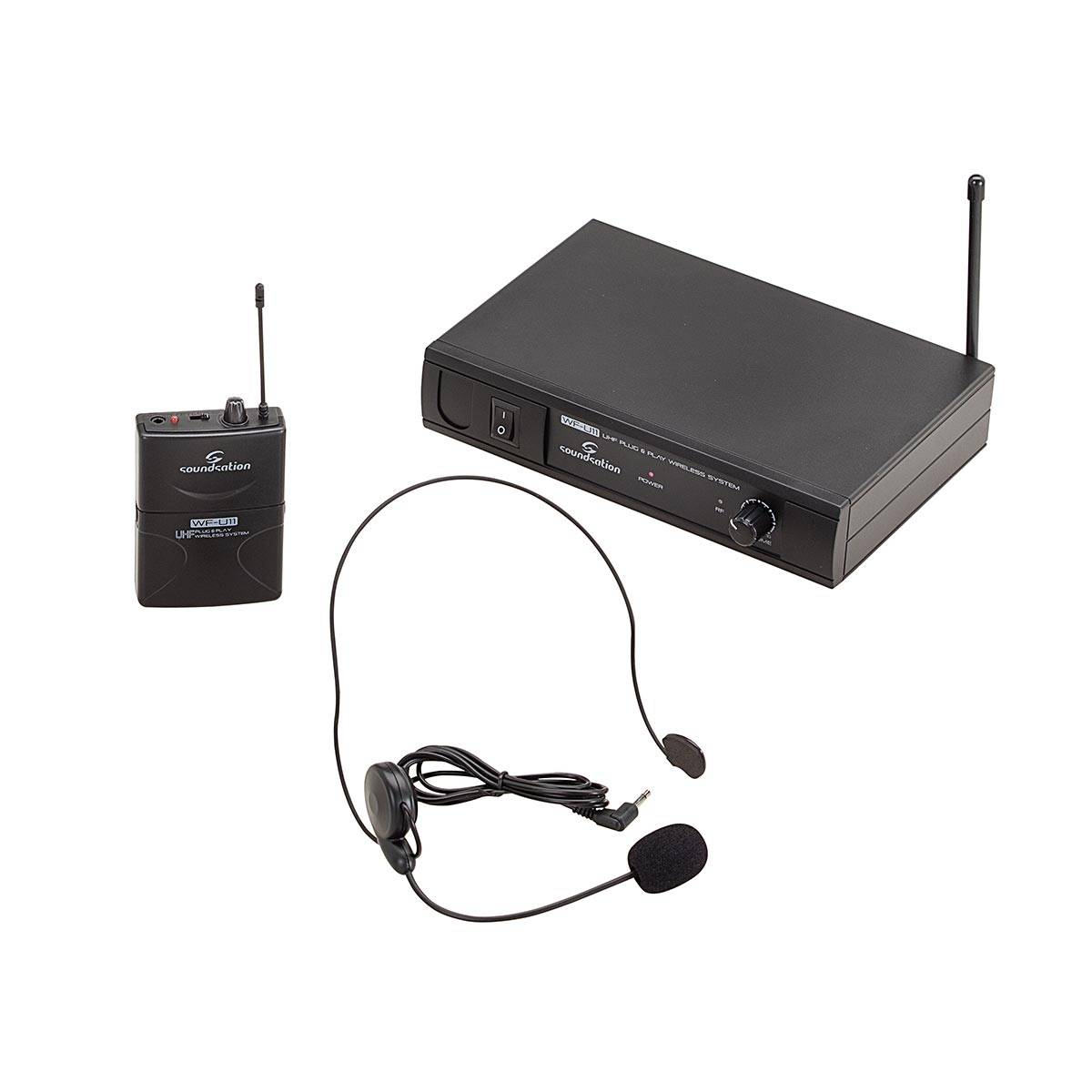 SOUNDSATION WF-U11PA UHF Headset Wireless Microphone Set