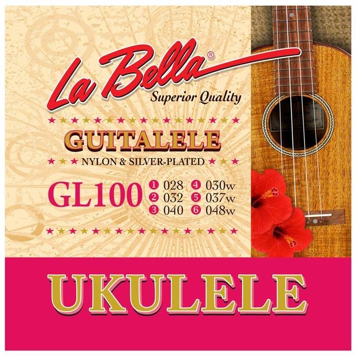 La Bella GL100 Rectified Nylon Guitalele String Set