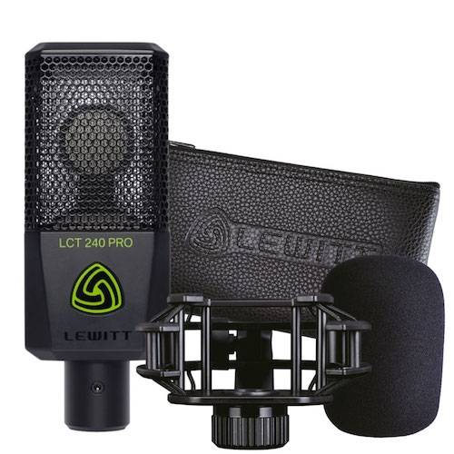 LEWITT LCT240 PRO Black Cardioid ValuePack Condenser Microphone