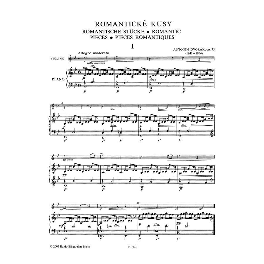 Dvorak - Romantic Pieces Op.75