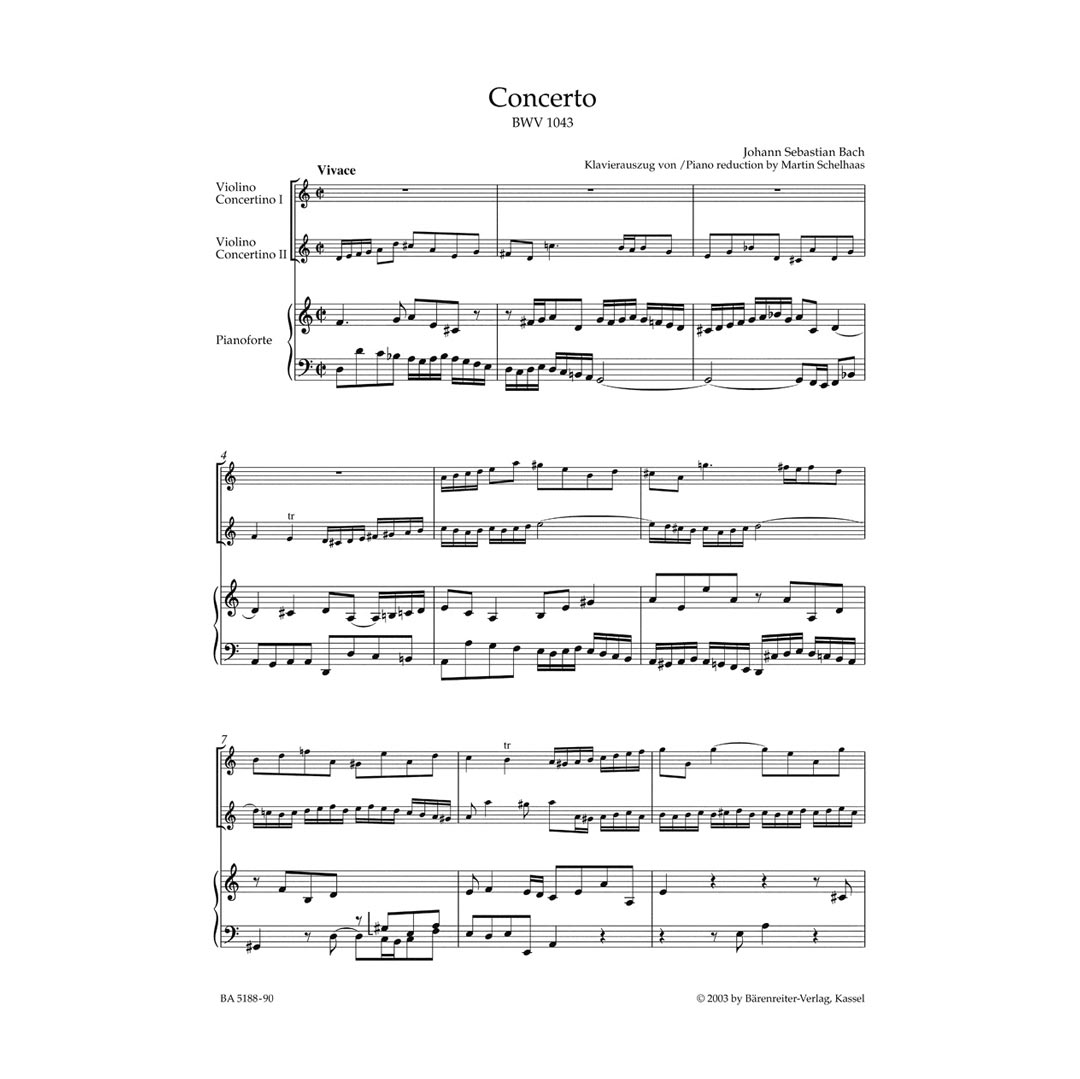 Bach - Concerto in D Minor BWV 1043
