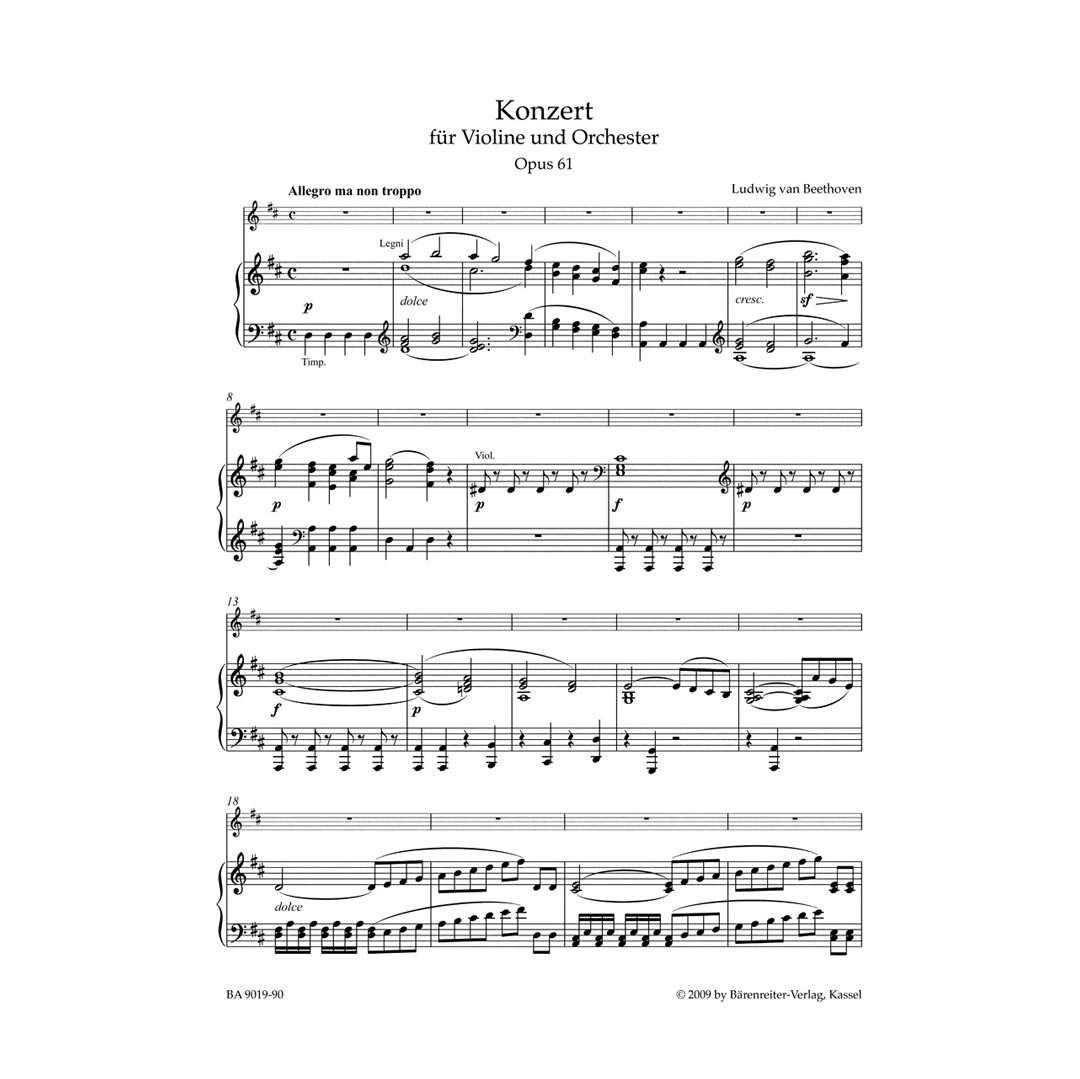 Beethoven - Violin Concerto In D Major Op.61