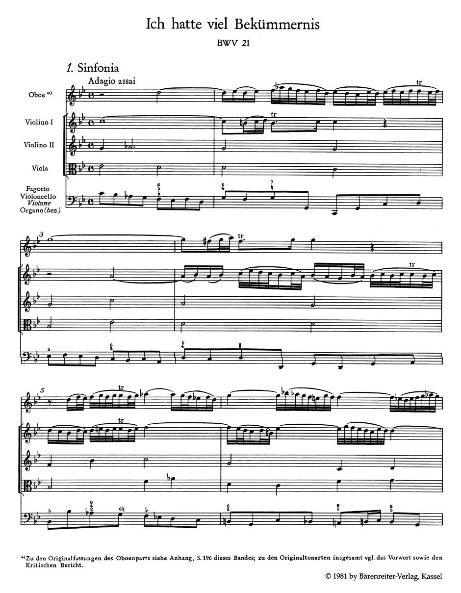 Bach - Lord My God  My Heart  My Soul [Pocket Score]