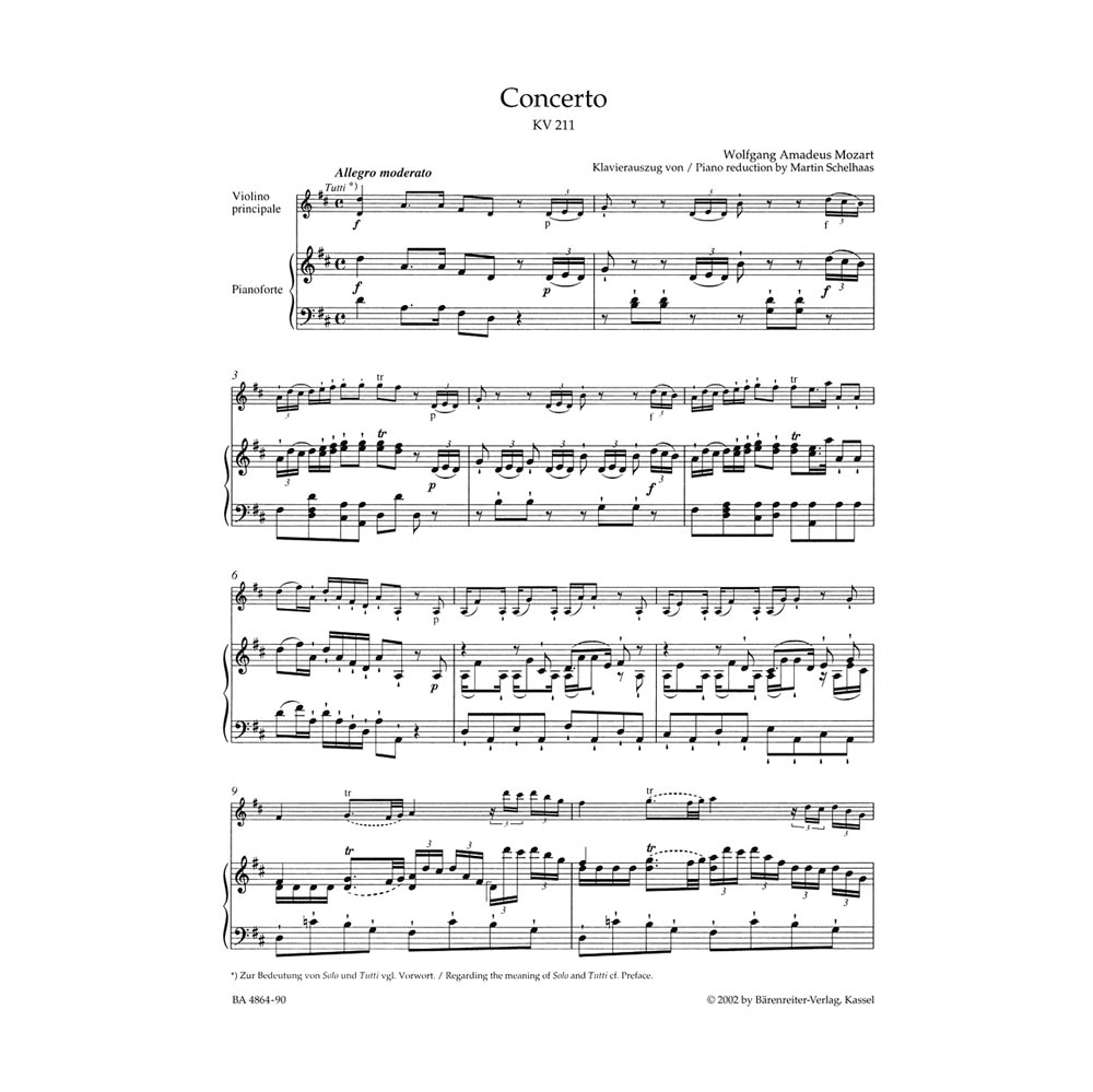 Mozart - Concerto Nr.2 In D Major KV 211