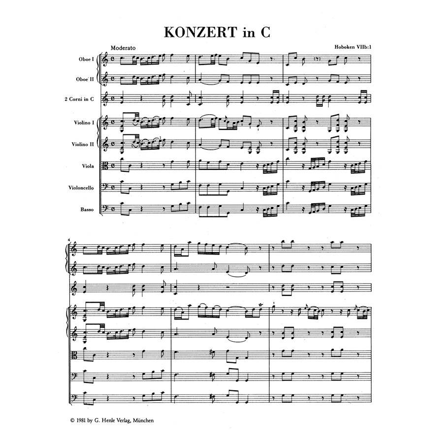 Haydn - Concerto in C Major Cello - Orchestra Hob. VIIb:1 [Pocket Score]