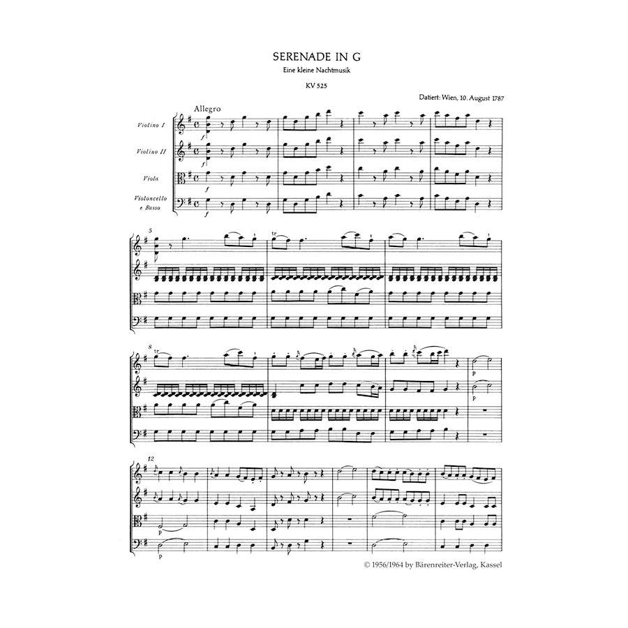 Mozart - Eine Kleine Nachtmusik KV525 [Pocket Score]