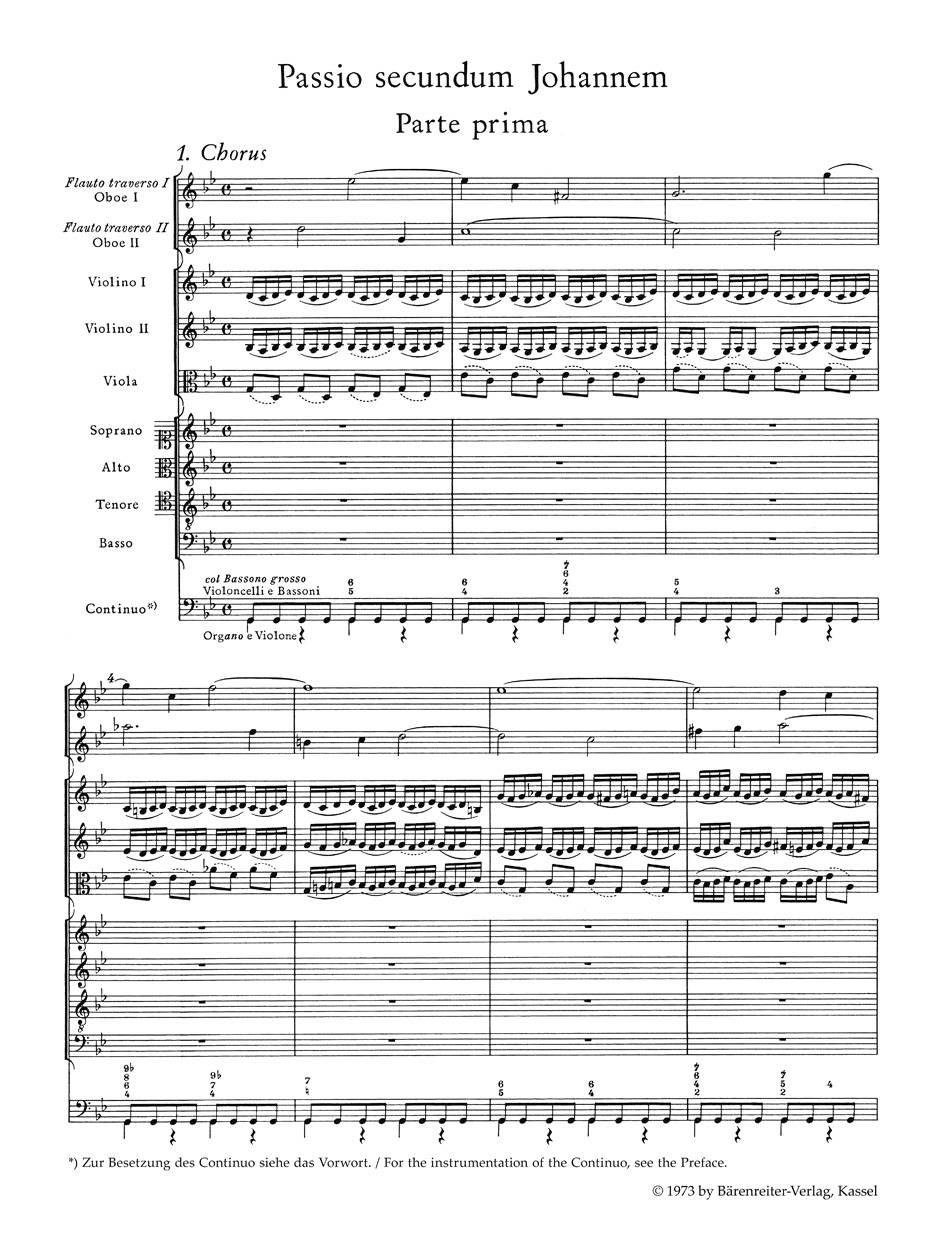 Bach - St. John Passion BWV 245 [Pocket Score]