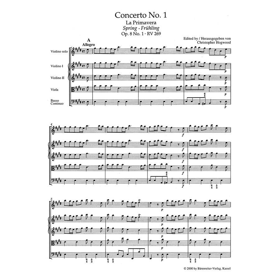 Vivaldi - The Four Seasons [Pocket Score]
