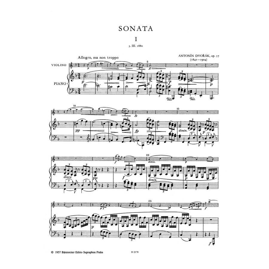 Dvorak - Sonata In F Major Op.57