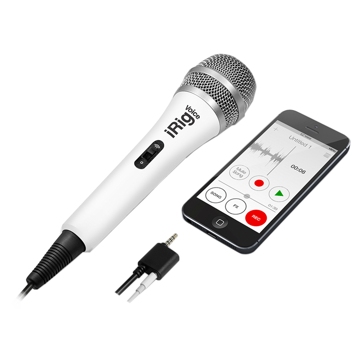 IK Multimedia iRig Voice White Microphone