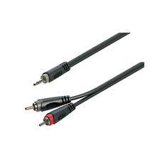 SOUNDSATION Go-Link JACK Male Mini Stereo - 2 RCA Male 1.50m Adapter Cable