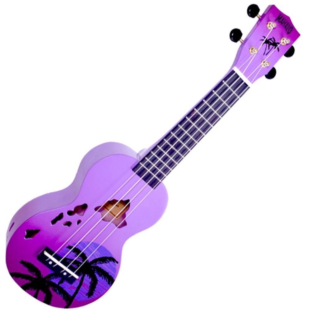 Mahalo Designer Series Soprano Hawaii Purple Burst Acoustic Ukulele