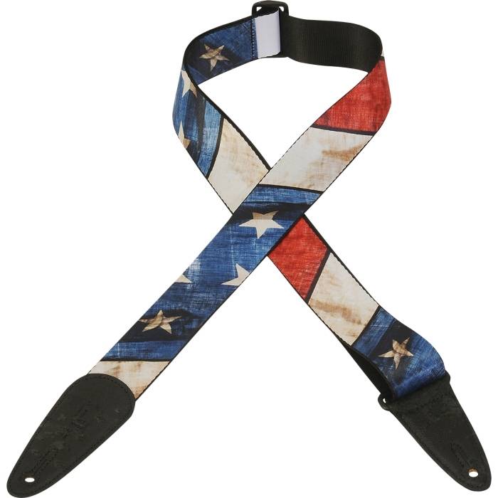 LEVY'S MDP USA Flag 2" Guitar Strap