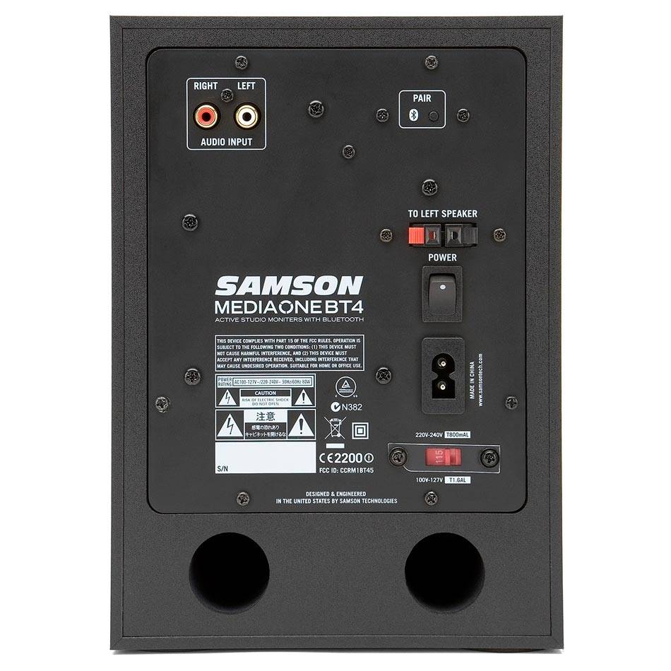 SAMSON Media One BT4 40 Watt RMS Monitor Speakers (Pair)