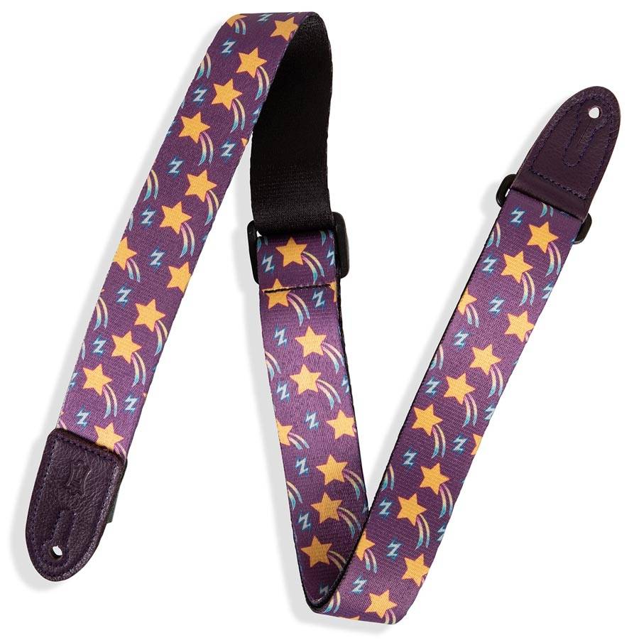 LEVY'S MPJR Wide Kids With Printed Shooting 1.5" Guitar Strap