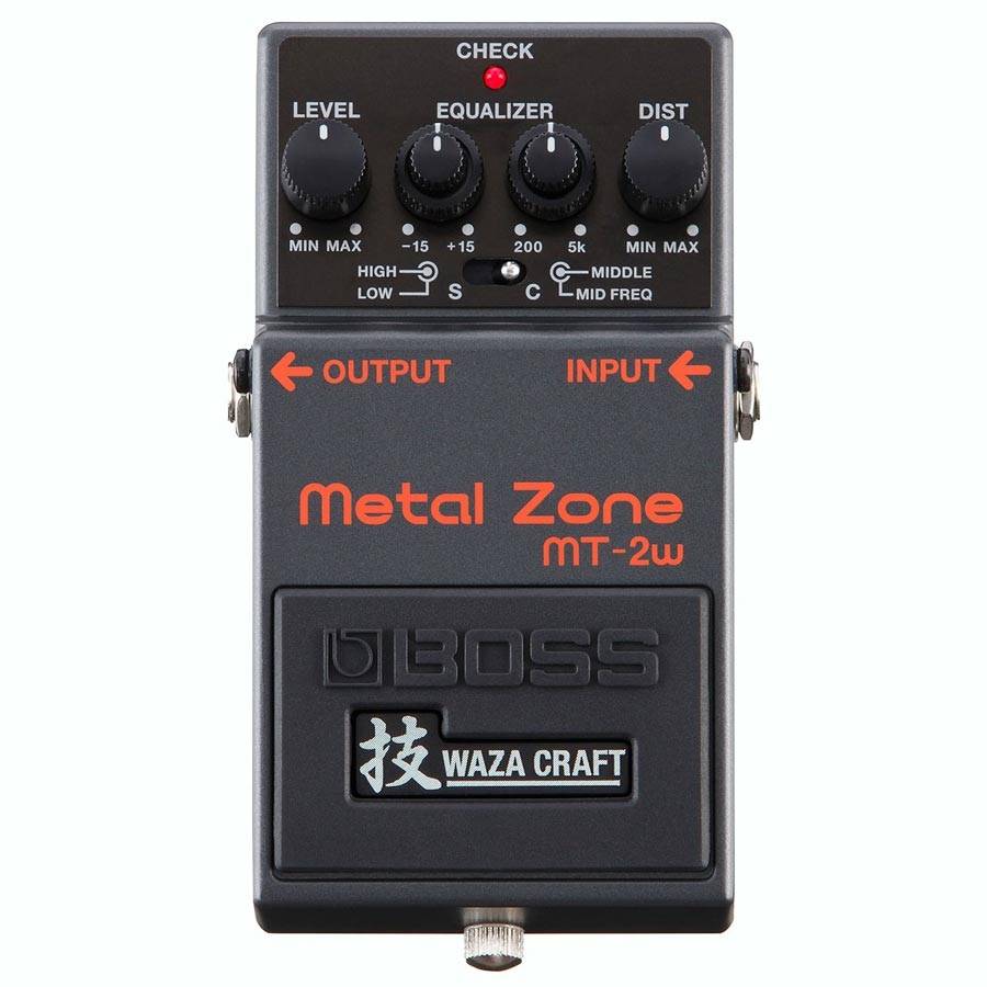 BOSS MT-2W Metal Zone Waza Craft Guitar Single Pedal