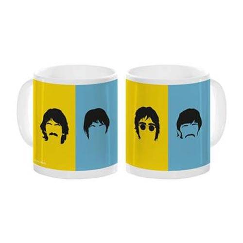 My World Beatles Blue And Yellow Coffee Cup