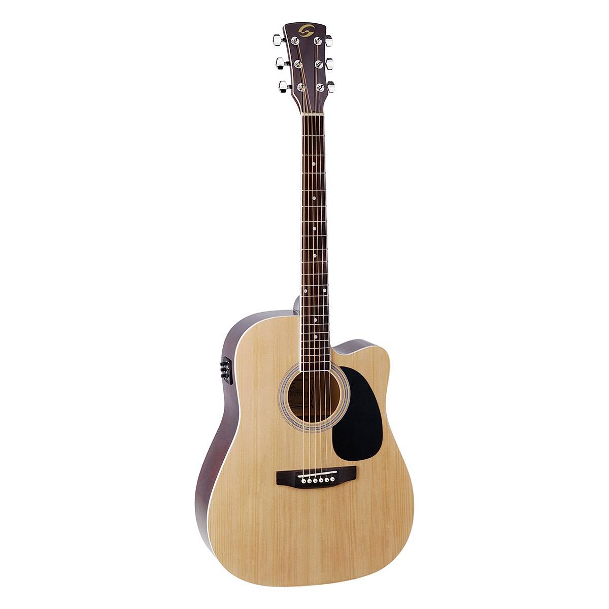 SOUNDSATION Yellowstone DNCE Natural Electric - Acoustic Guitar