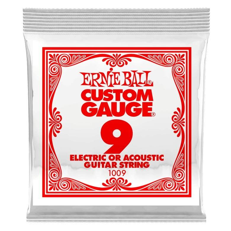 Ernie Ball 1009 Plain Steel 009 Electric / Acoustic guitar String