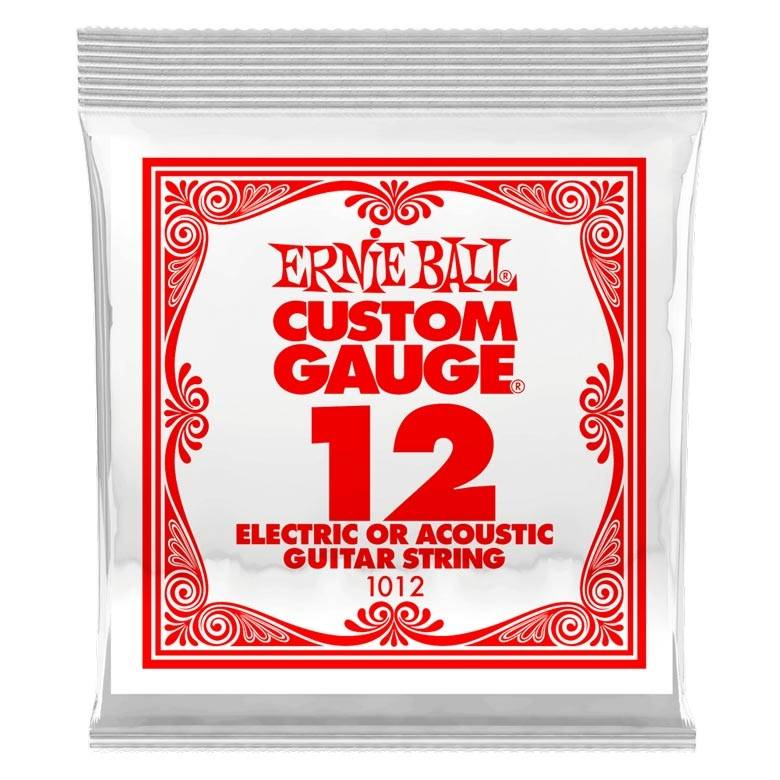 Ernie Ball 1012 Plain Steel 012 Electric / Acoustic guitar String