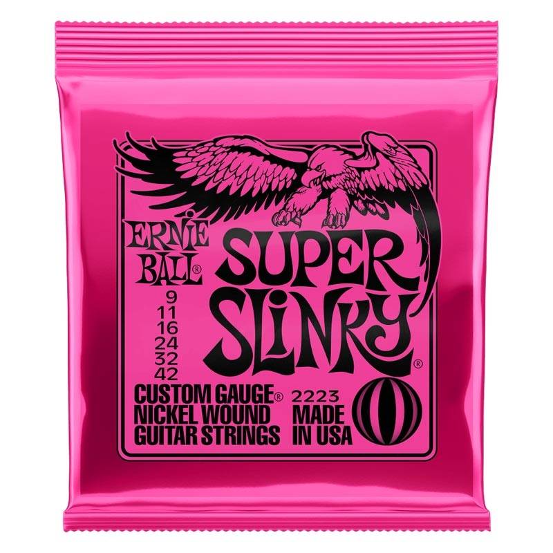 Ernie Ball 2223 Super Slinky 009-042 Electric Guitar 6-String Set