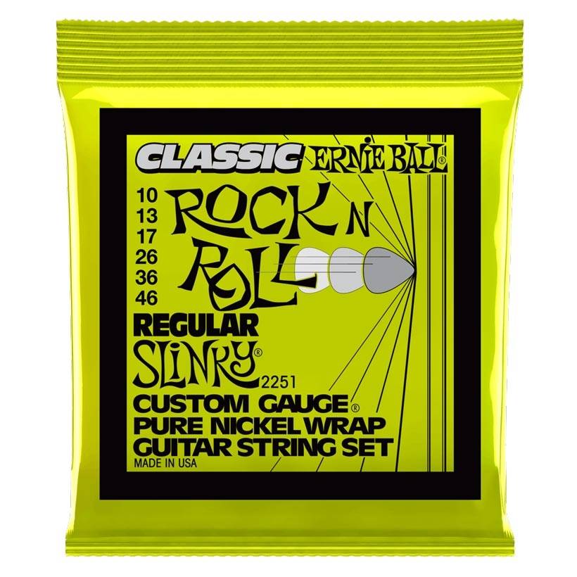 Ernie Ball 2251 Rock n' Roll Regular Slinky 010-046 Electric Guitar 6-String Set