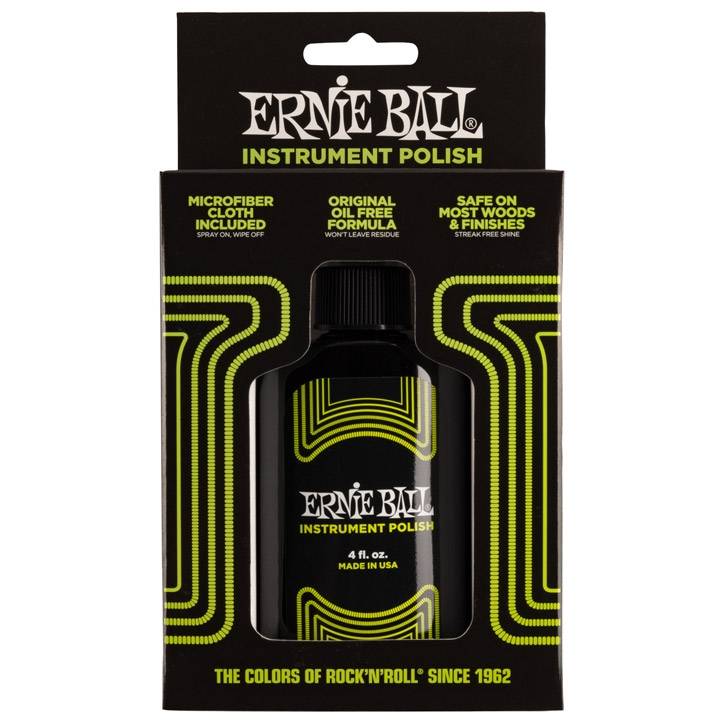 Ernie Ball 4222 Guitar Polish With Cloth Polishing Spray