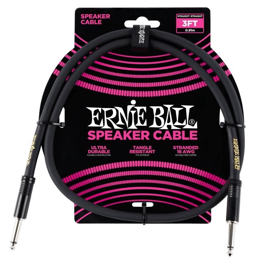 Ernie Ball 6071 Jack Mono - Jack Mono 0.90m Speaker Cable