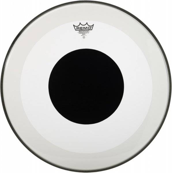 REMO Powerstroke 3 Clear 22" Black Dot Drum head