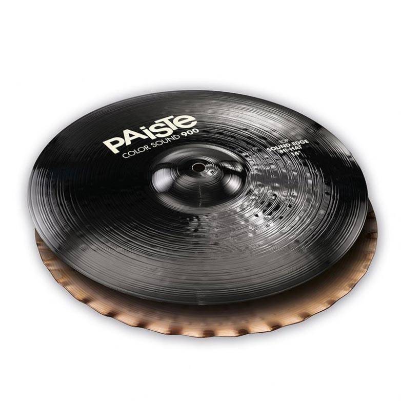 PAISTE 900 Color Sound 14'' Black Sound Edge Hi-Hat Cymbal