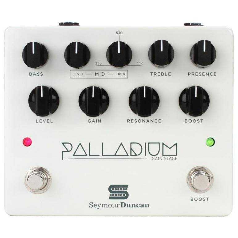 Seymour Duncan Palladium Gain Stage White Guitar Single Pedal