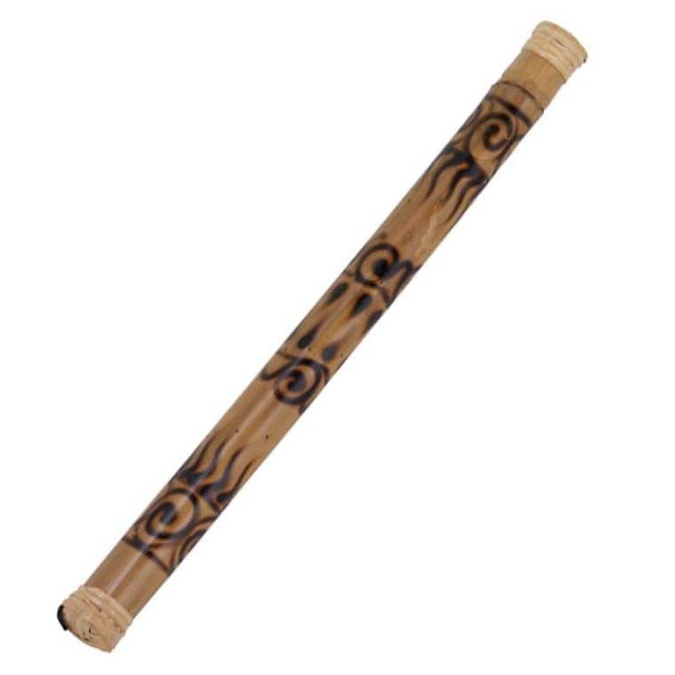Pearl Bamboo Rainstick Natural Burned 60cm Hand Percussion