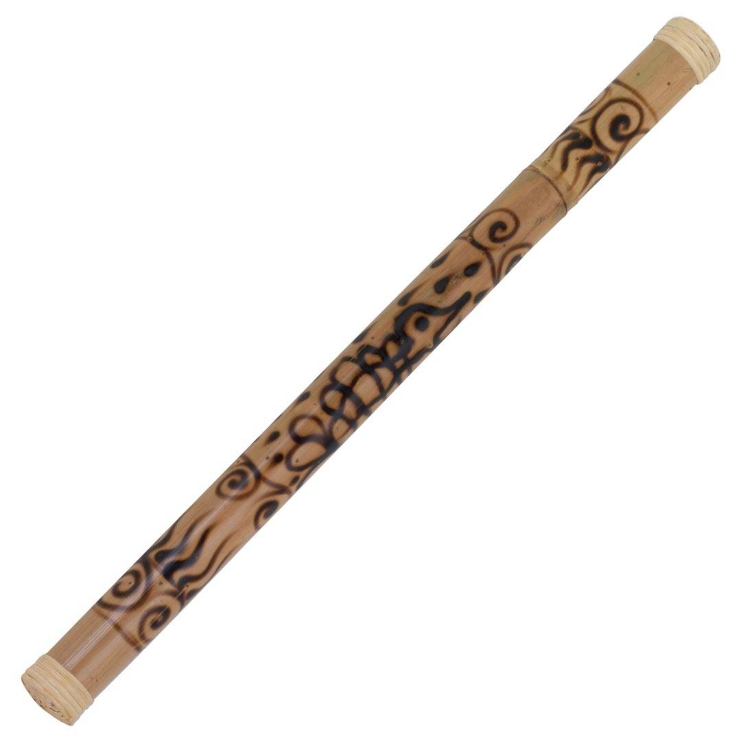 Pearl Bamboo Rainstick Natural Burned 80cm Hand Percussion