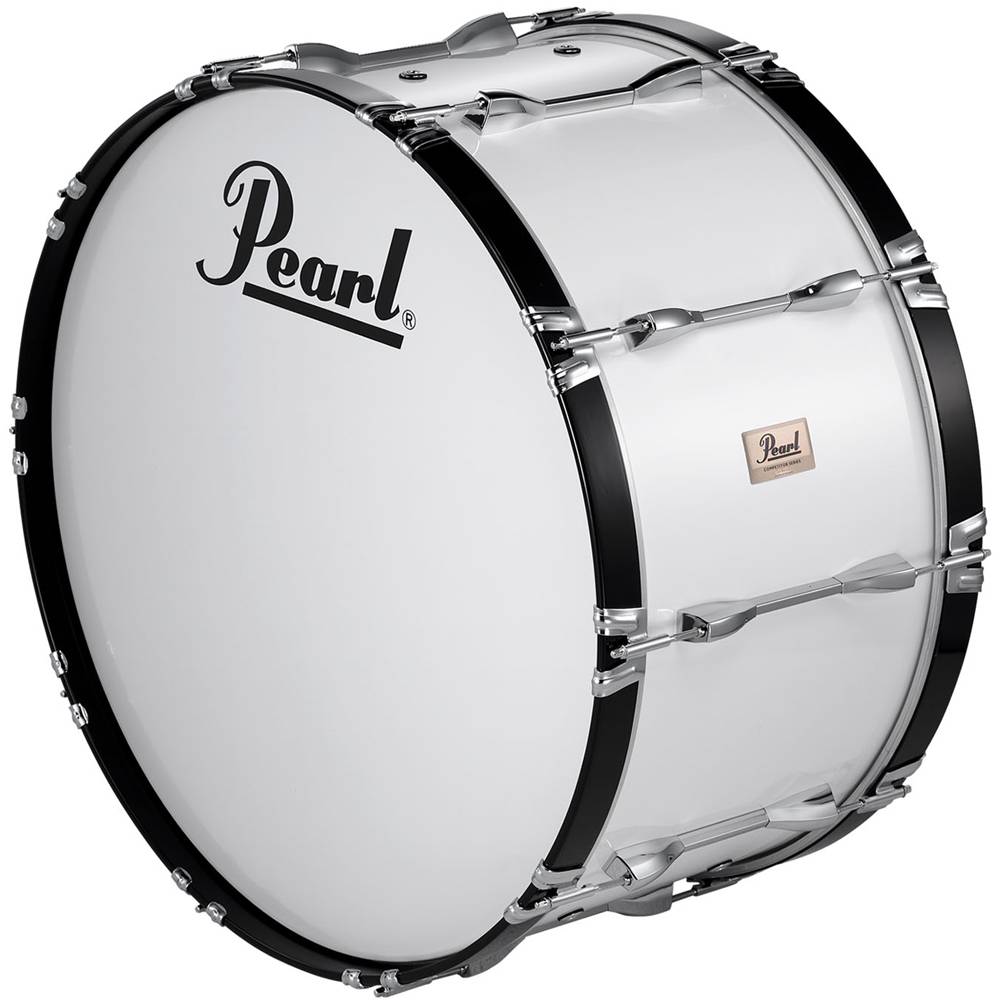 Pearl Competitor 26" X 14" White Marching Bass Drum