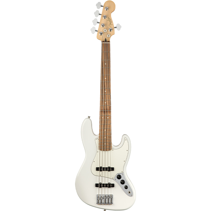 Fender Jazz Bass V Player M/N Polar White 5-String