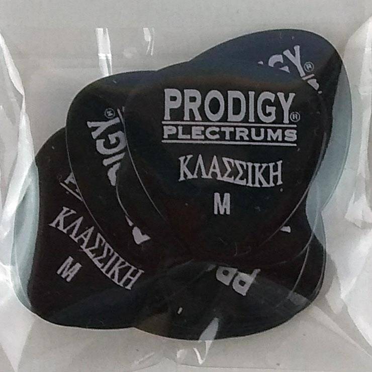 PRODIGY PPK-12BK Κλασσική Black Medium 12 Picks Set