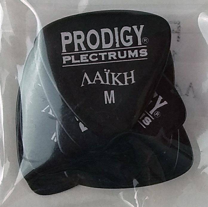 PRODIGY PPL-12BK Λαϊκή Black Medium 12 Picks Set
