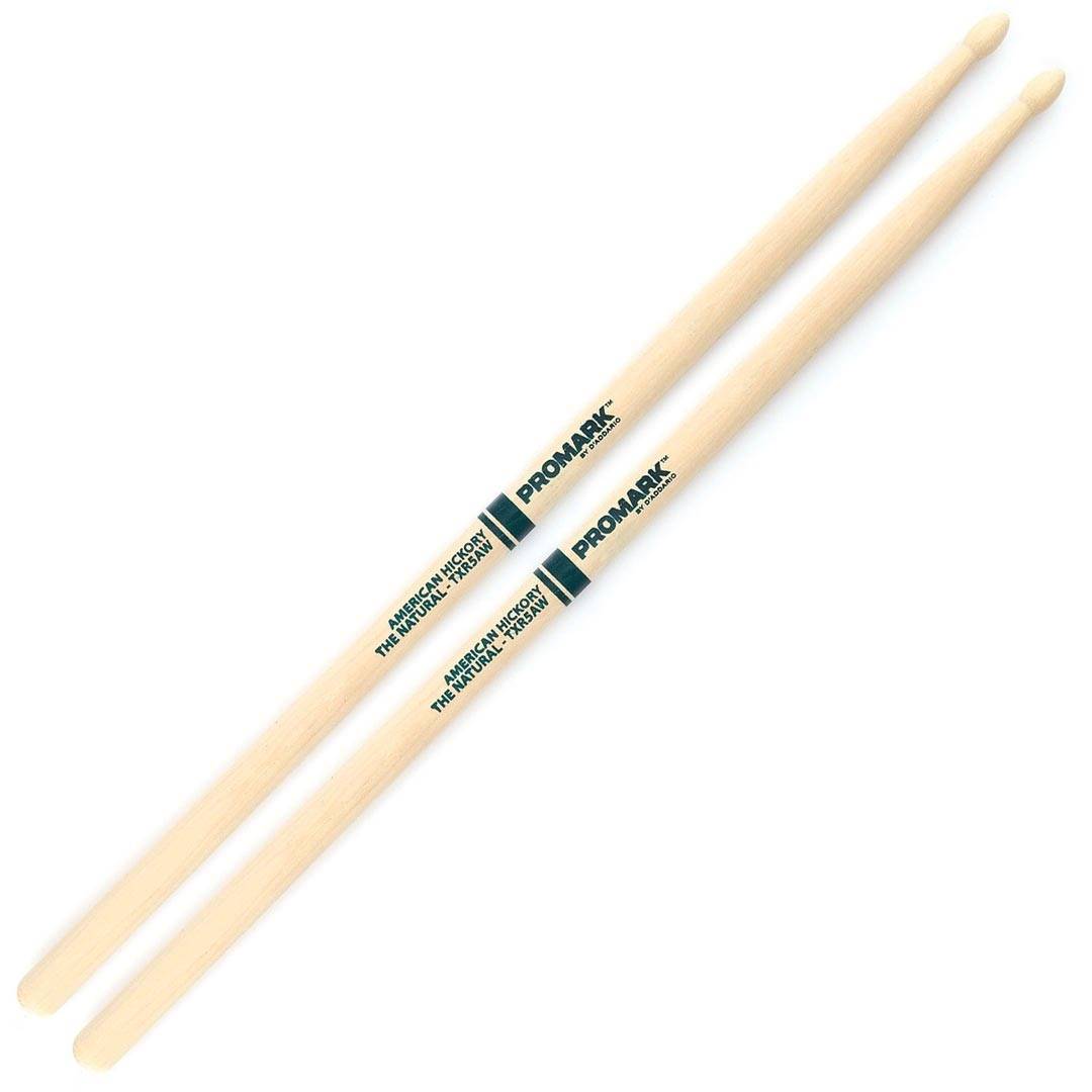 PRO-MARK Hickory 5A "The Natural" Wood Tip Drum Sticks