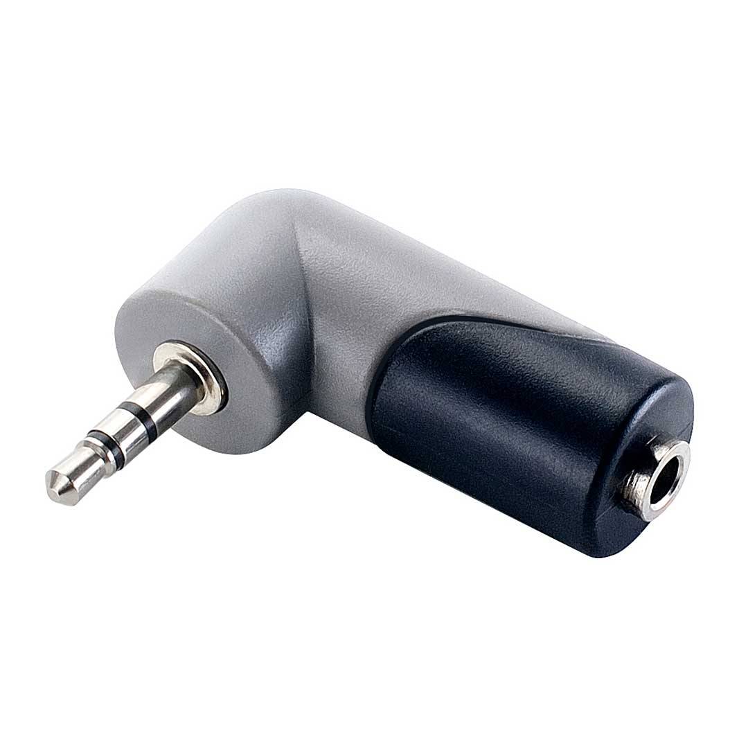 SOUNDSATION Wiremaster Mini Jack Stereo male - Mini Jack Stereo female Angled Adapter