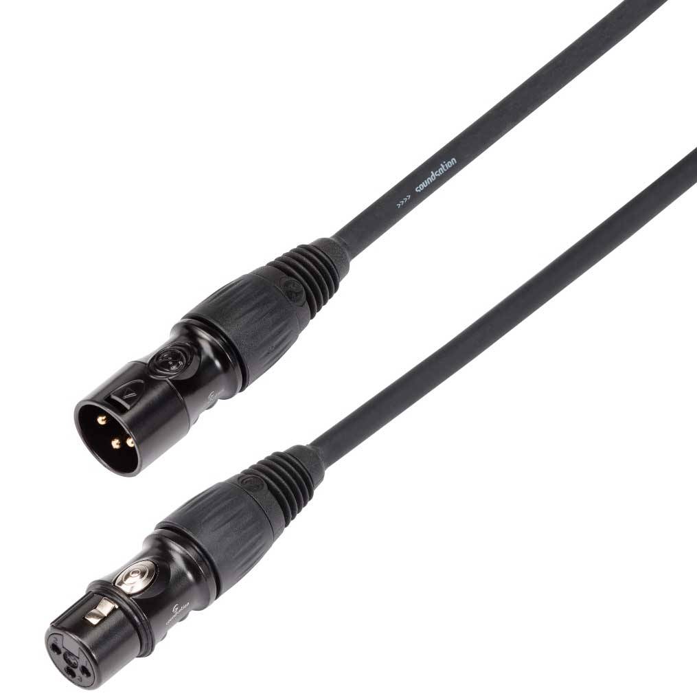 SOUNDSATION Wiremaster XLR Male - XLR Female 0.50m Signal Cable