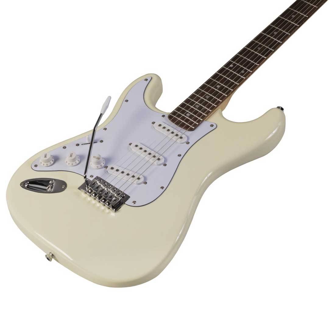 SOUNDSATION Rider Standard Left Handed Vintage White Electric Guitar