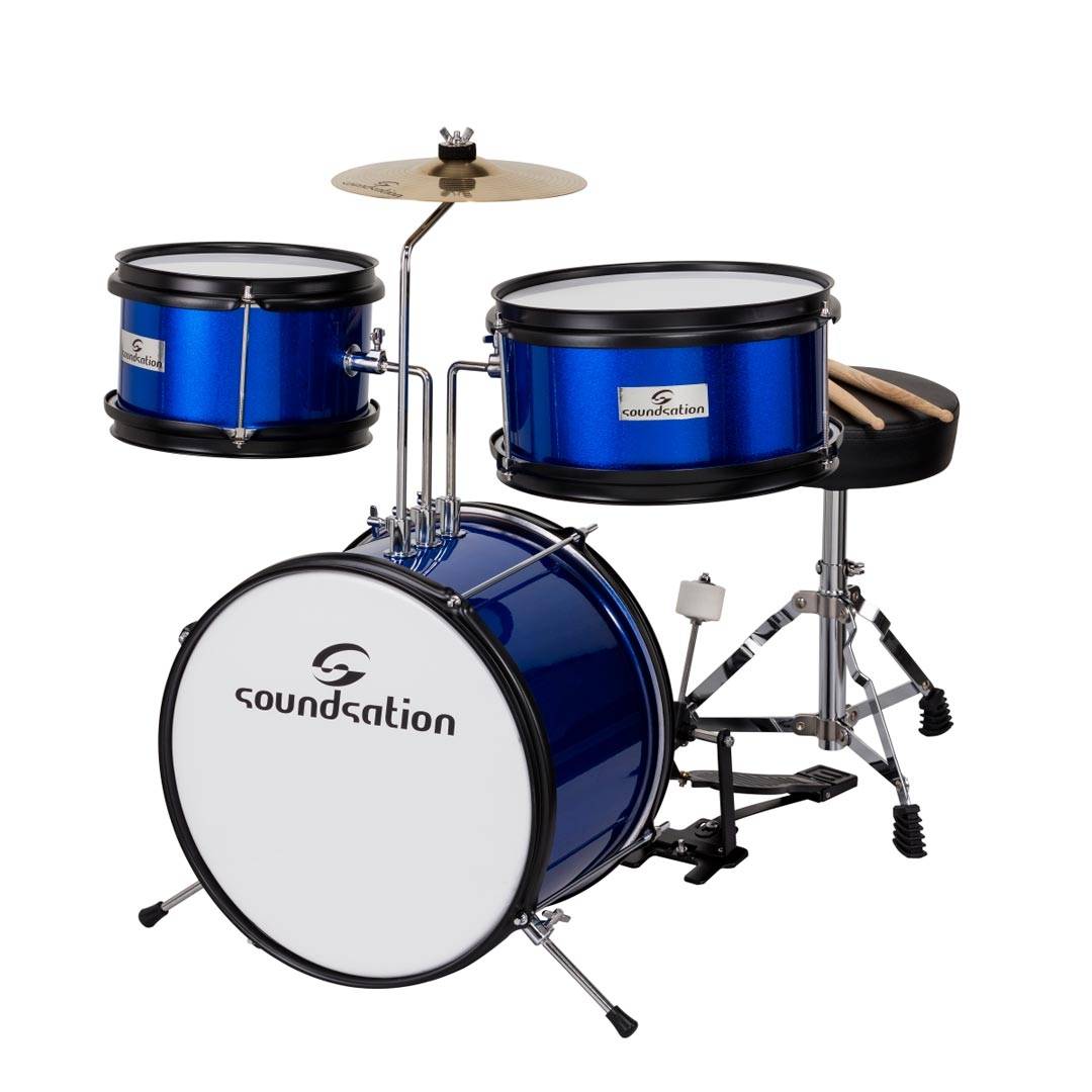 SOUNDSATION JDK313 Metallic Blue Kid's Drumset