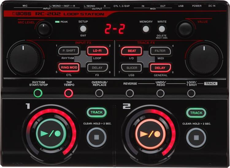 BOSS RC-202 LoopStation Tabletop Effect System