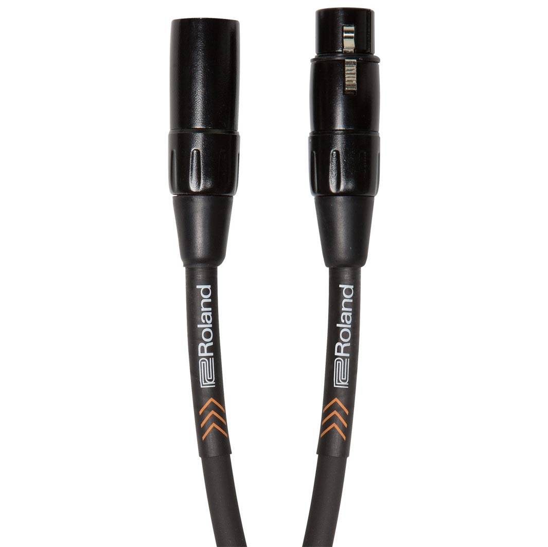 Roland Black Series Male XLR - Female XLR 7.50m Microphone Cable